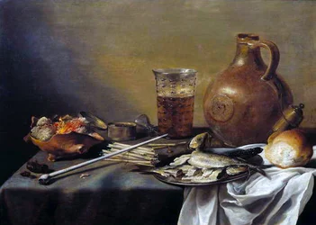 Still Life with Glass of Beer, 1644
